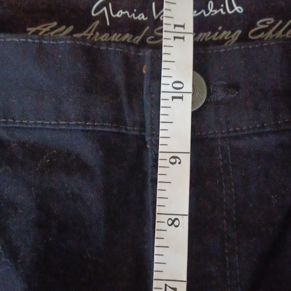 Gloria Vanderbilt Rachel Slimming Bermuda Shorts NWT, 20W, black - Picture 11 of 12